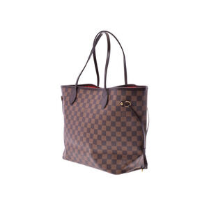 Louis Vuitton Tote Pouch Neverfull Black Bag Damier